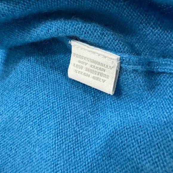 Charter Club 100% Cashmere Pullover
Sweater 2-Ply M Mock Neck Blue - Picture 8 of 8